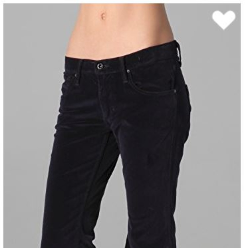 Humphrey Velveteen High Rise Flare Pants NWT